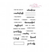 Studio L2E WANDERLUST stamp set